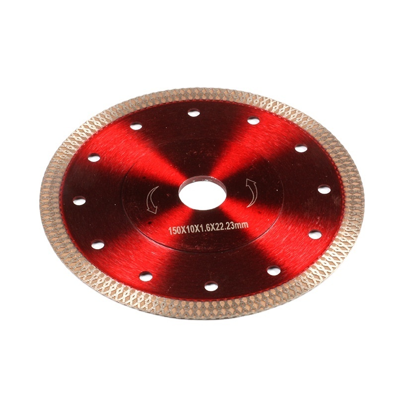 Wholesale 150mm Hot Press Mesh Wave Shaped Turbo Saw Blade for Marble Tile Ceramic Cutting