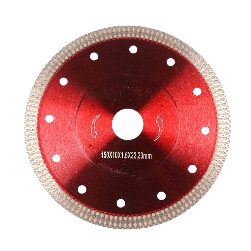 Wholesale 150mm Hot Press Mesh Wave Shaped Turbo Saw Blade for Marble Tile Ceramic Cutting