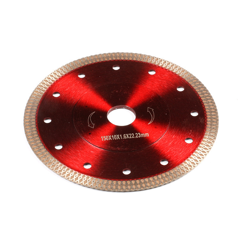 Wholesale 150mm Hot Press Mesh Wave Shaped Turbo Saw Blade for Marble Tile Ceramic Cutting