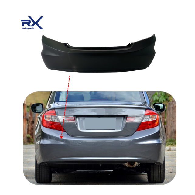 Car rear bumper 04715-TS6-H10ZZ,autoparts body systems spare parts products for HONDA CIVIC FB2 2012 2013