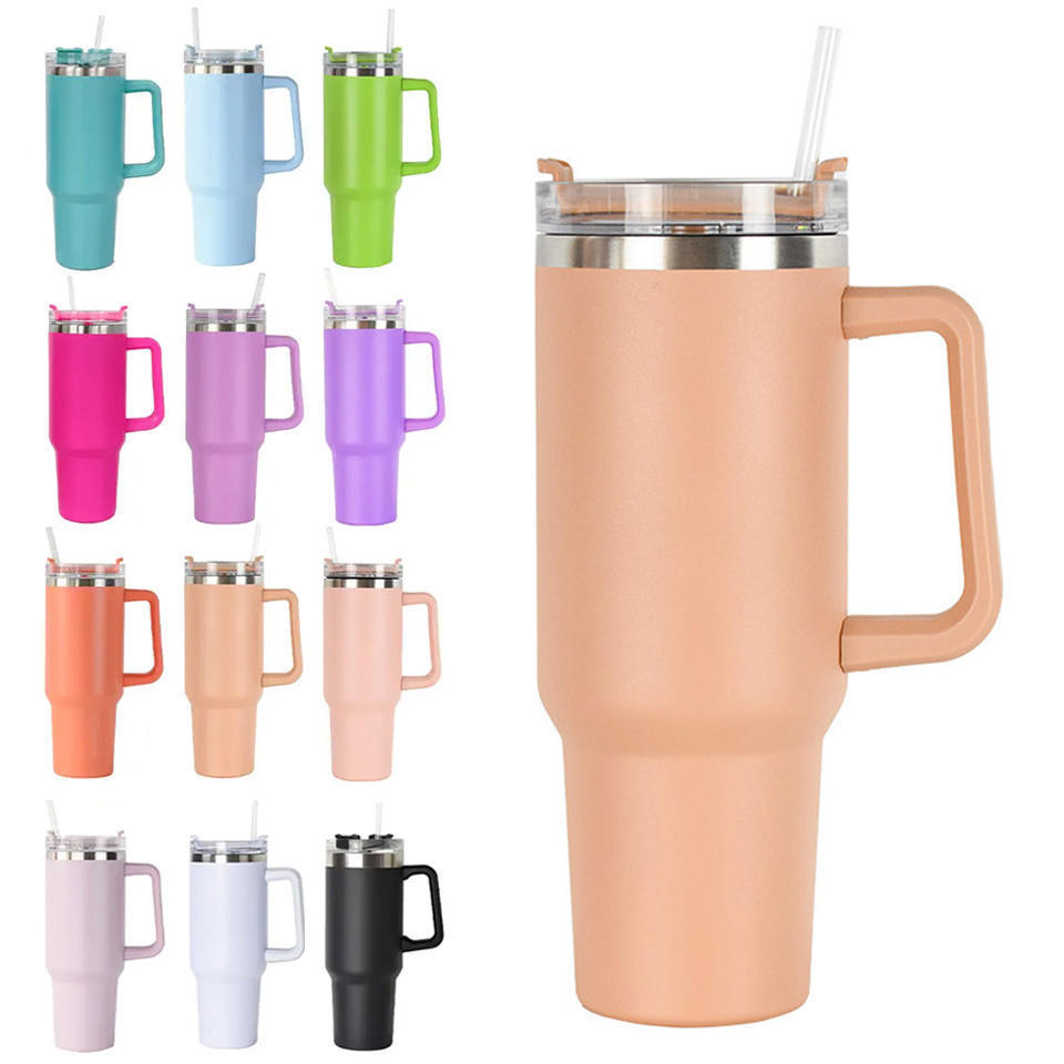 40oz Tumbler Stainless Steel Big Capacity Coffee Beer Drinks Vacuum Travel Mug Customized Printed Tumbler