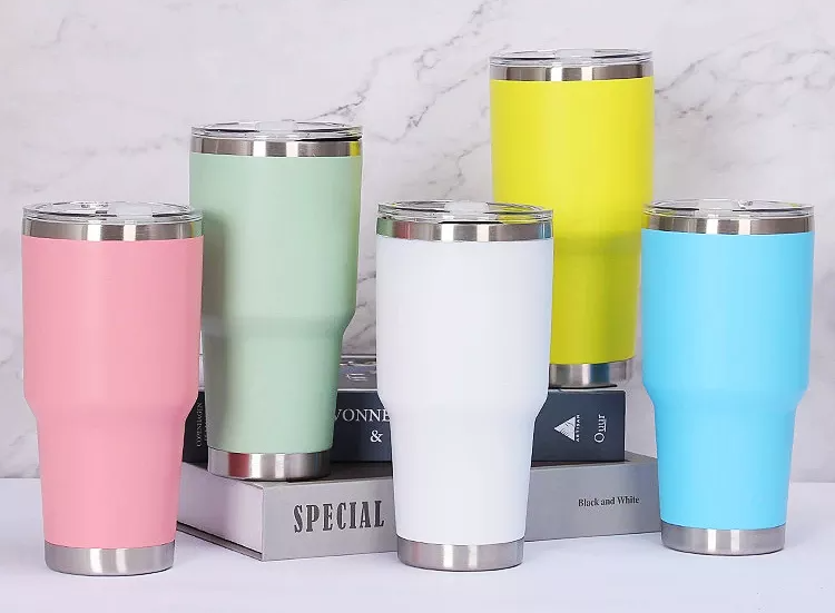 Double wall stainless steel vacuum insulated wine cooler keeper wine bottle vacuum mug