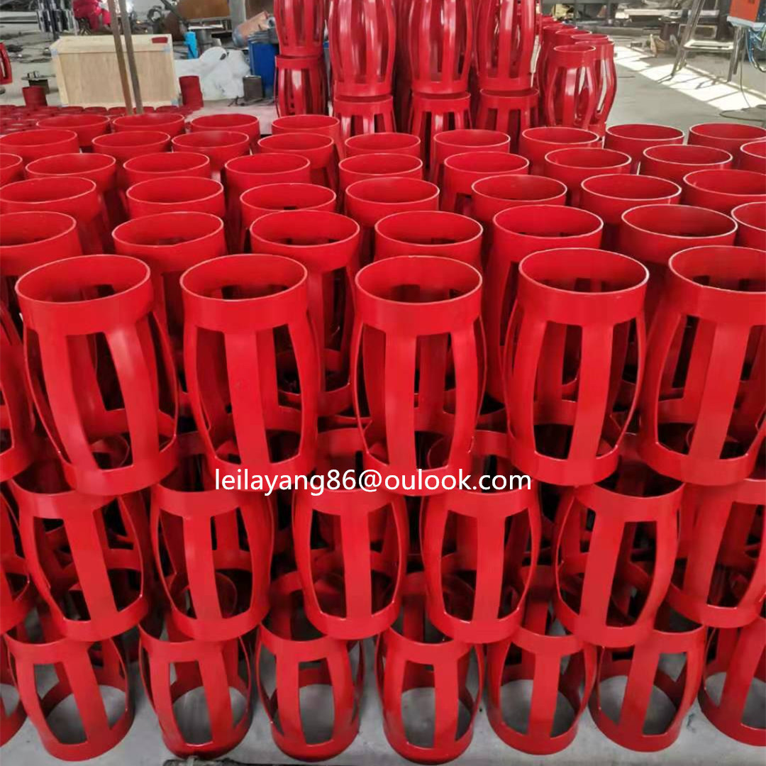 Customized Oil well cement tools API Integrated single piece casing centralizer