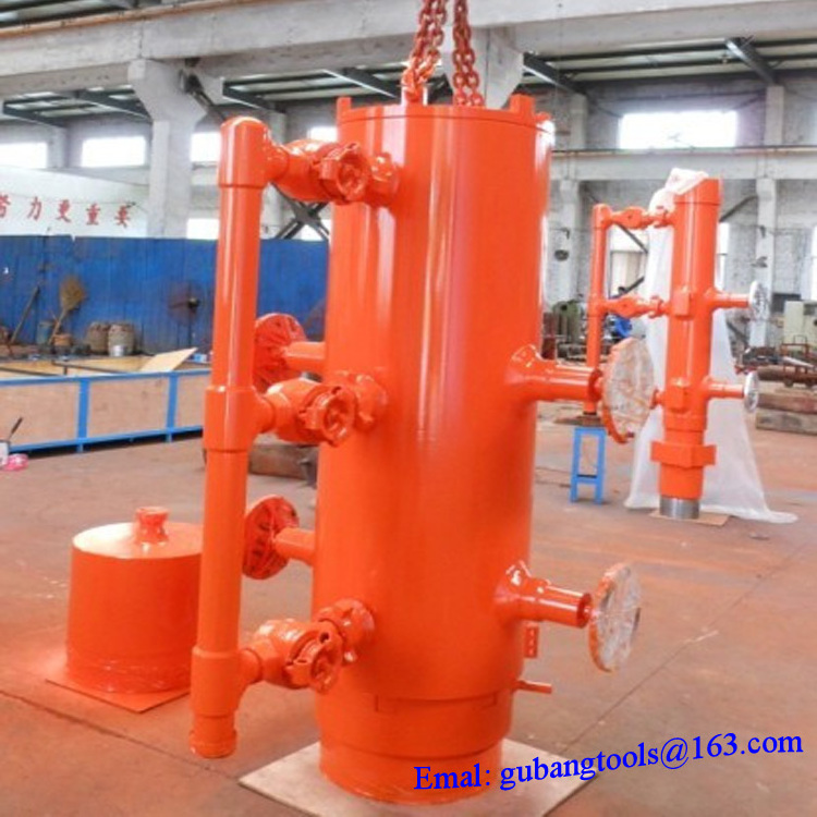 Oilfield Cementing Tools Single Plug Casing Cement Heads with Manifold