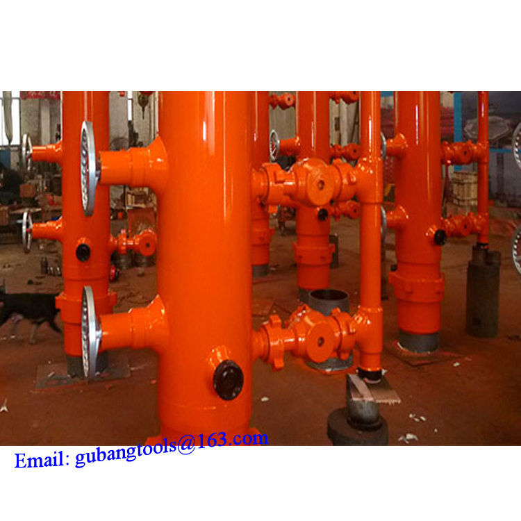 Oilfield Cementing Tools Single Plug Casing Cement Heads with Manifold