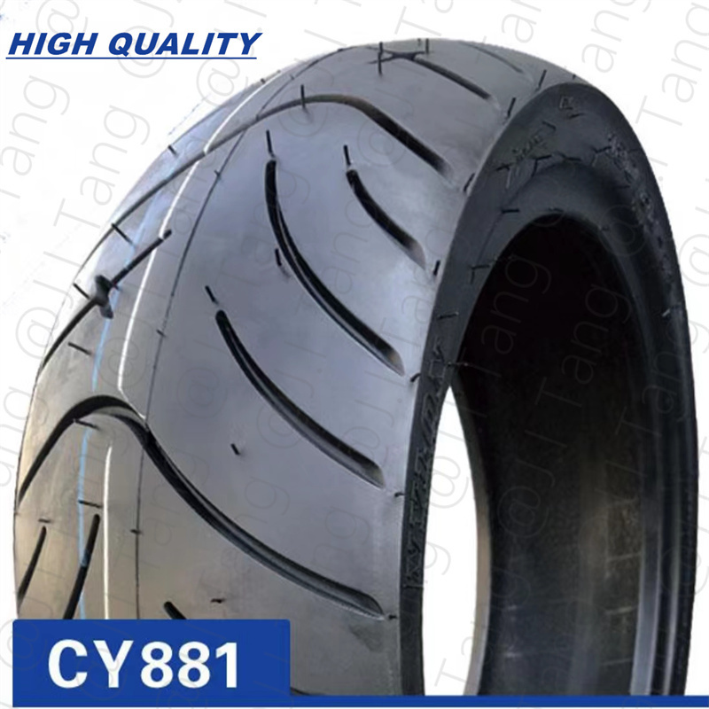 High quality 130/60-12  motorcycle tire with one year warranty with ISO9001 ,CCC , DOT , E-MARK