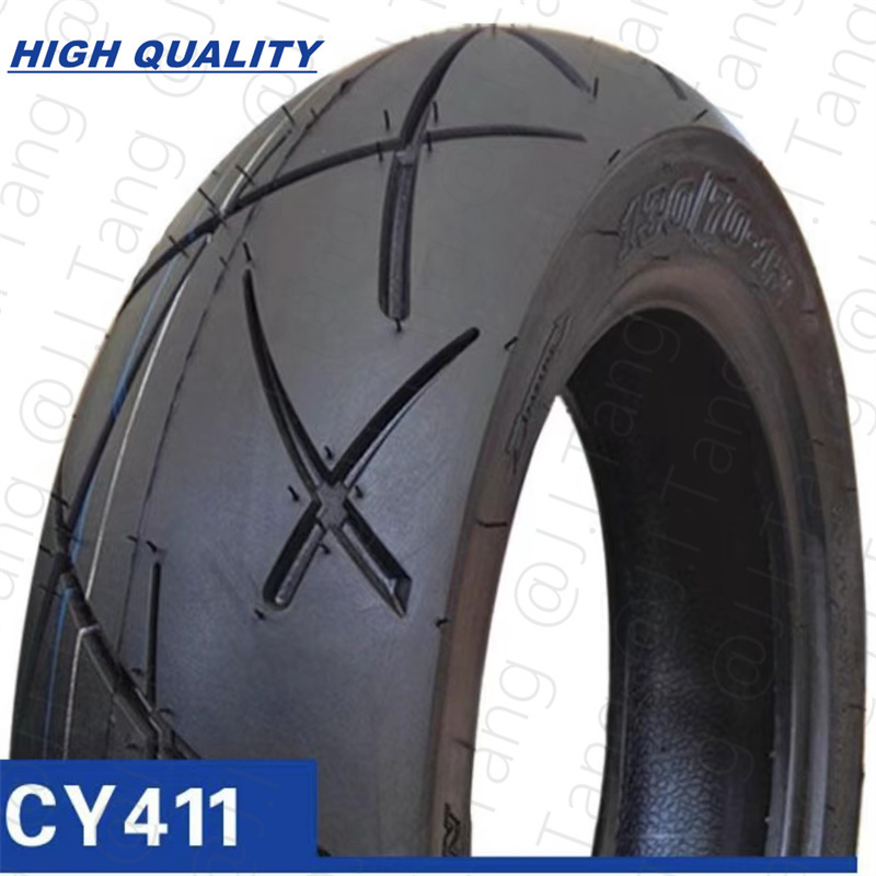 Dongying Ruisheng Factory High quality motorcycle tyre 120/70-12 with high natural rubber rate