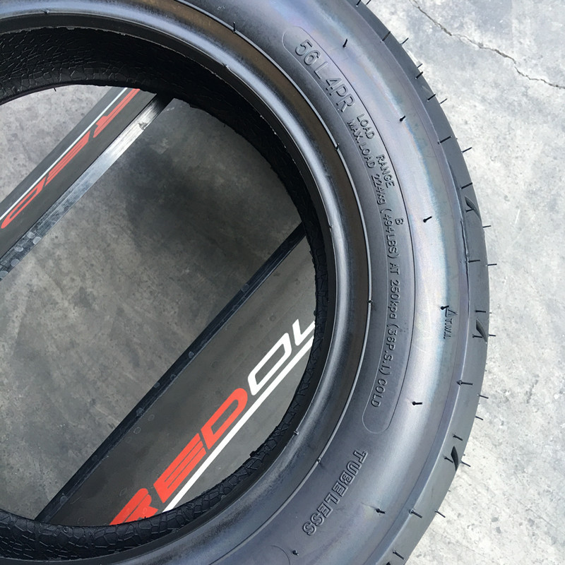 53% Rubber Content 100/90-10 Scooter Tire Three Wheeler Tricycle Tires With ISO9001 DOT CCC SONCAP E-Mark