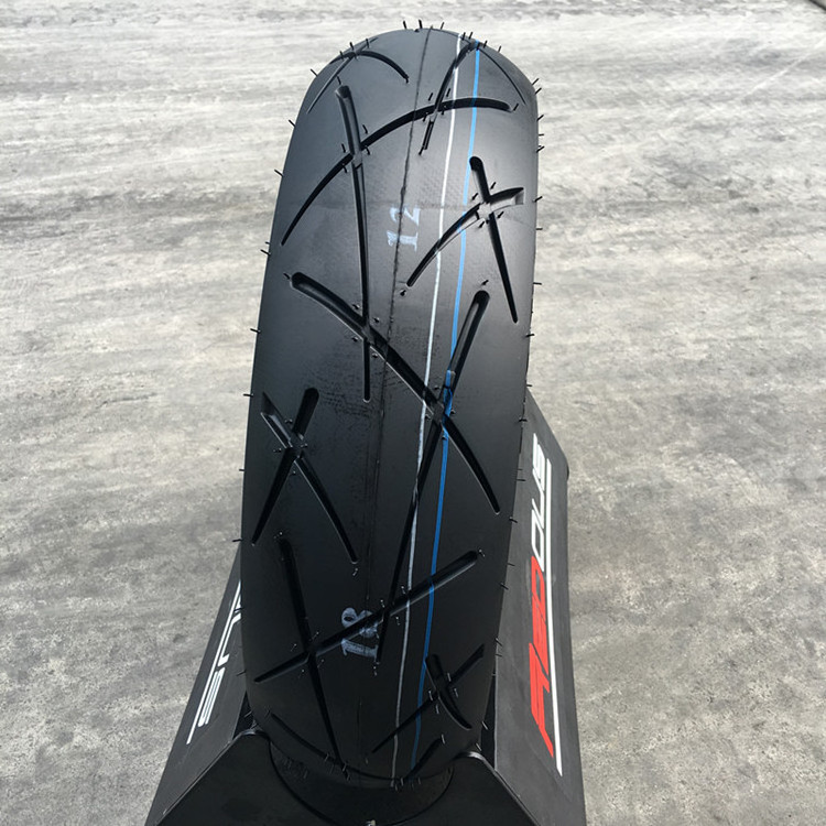 Top Quality 53% Rubber Content 120/90-10 Motorcycle Tires Three Wheeler Tyres Manufacturer Chine Pneus Moto