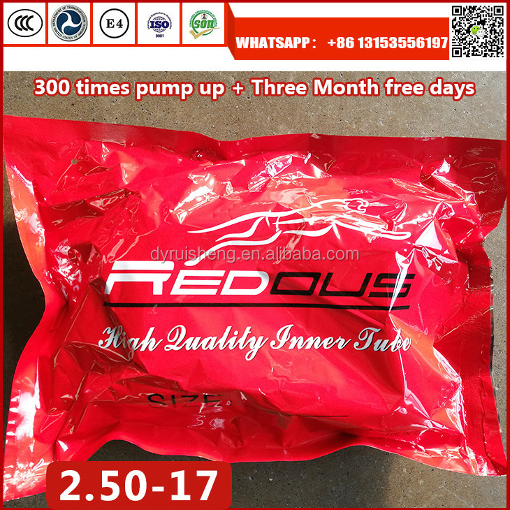 REDOUS Brand High quality motorcycle tyre tubes 2.50-17 250-17 inner tube