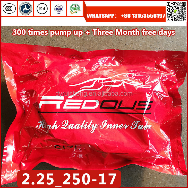 REDOUS Brand High quality motorcycle tyre tubes 2.25/2.50-17 inner tube