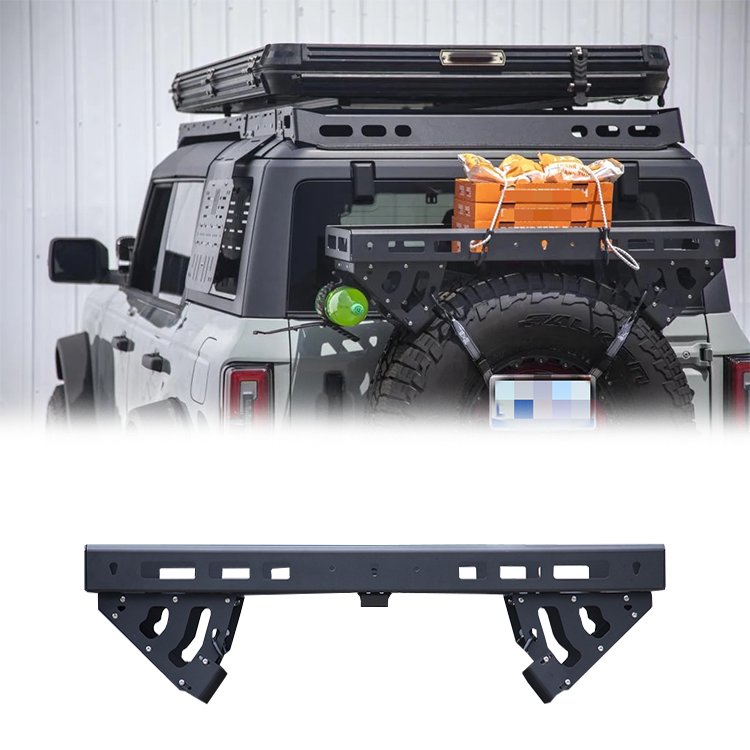 Offroad Auto Accessories Steel Rear Spare Tire Utility Basket General For Jeep Wrangler Jl Jk