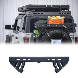 Offroad Auto Accessories Steel Rear Spare Tire Utility Basket General For Jeep Wrangler Jl Jk