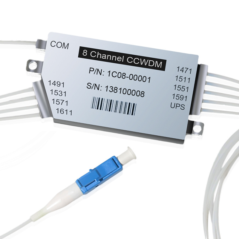 Mini Box 8Ch CWDM Passive Mux Demux Module, 1270~1610nm Compact CWDM 8+1CH CCWDM With 1310nm Upgrade Port