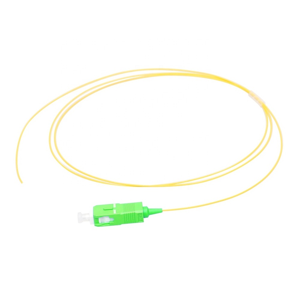 Good quality singlemode SC/APC 0.9mm fiber optic pigtail SC pigtail