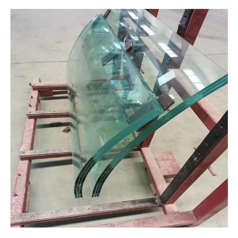 Good quality Jumbo size curved  tempered glass price