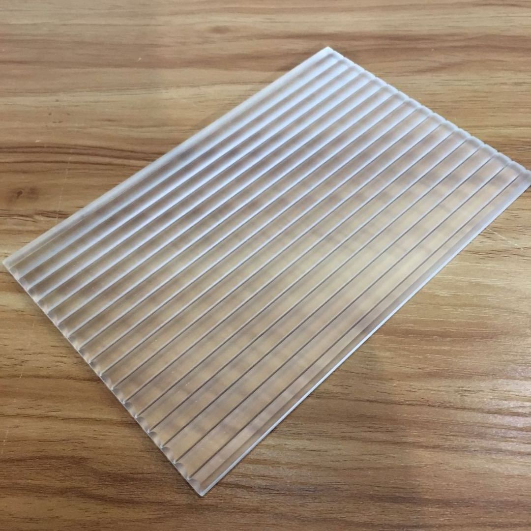 4mm 5mm 6mm Low Iron Toughened Obscure Glass Broad reeded patterned glass for Bathroom