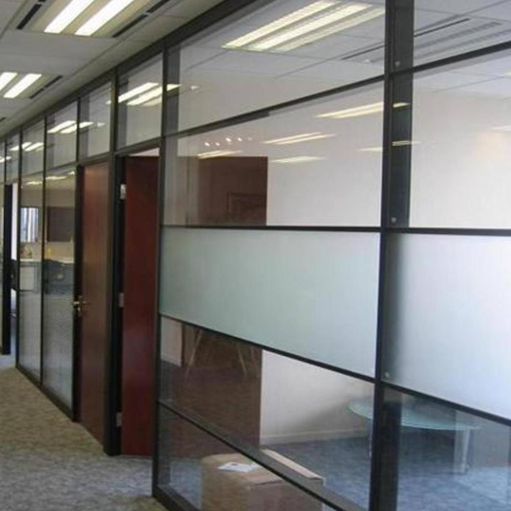 2020 new tempered ultra clear safety glass room divider