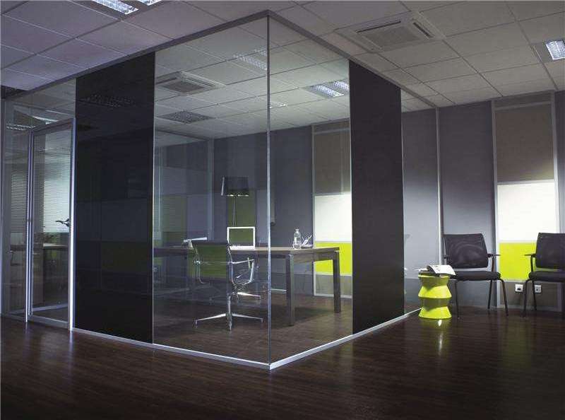 2020 new tempered ultra clear safety glass room divider