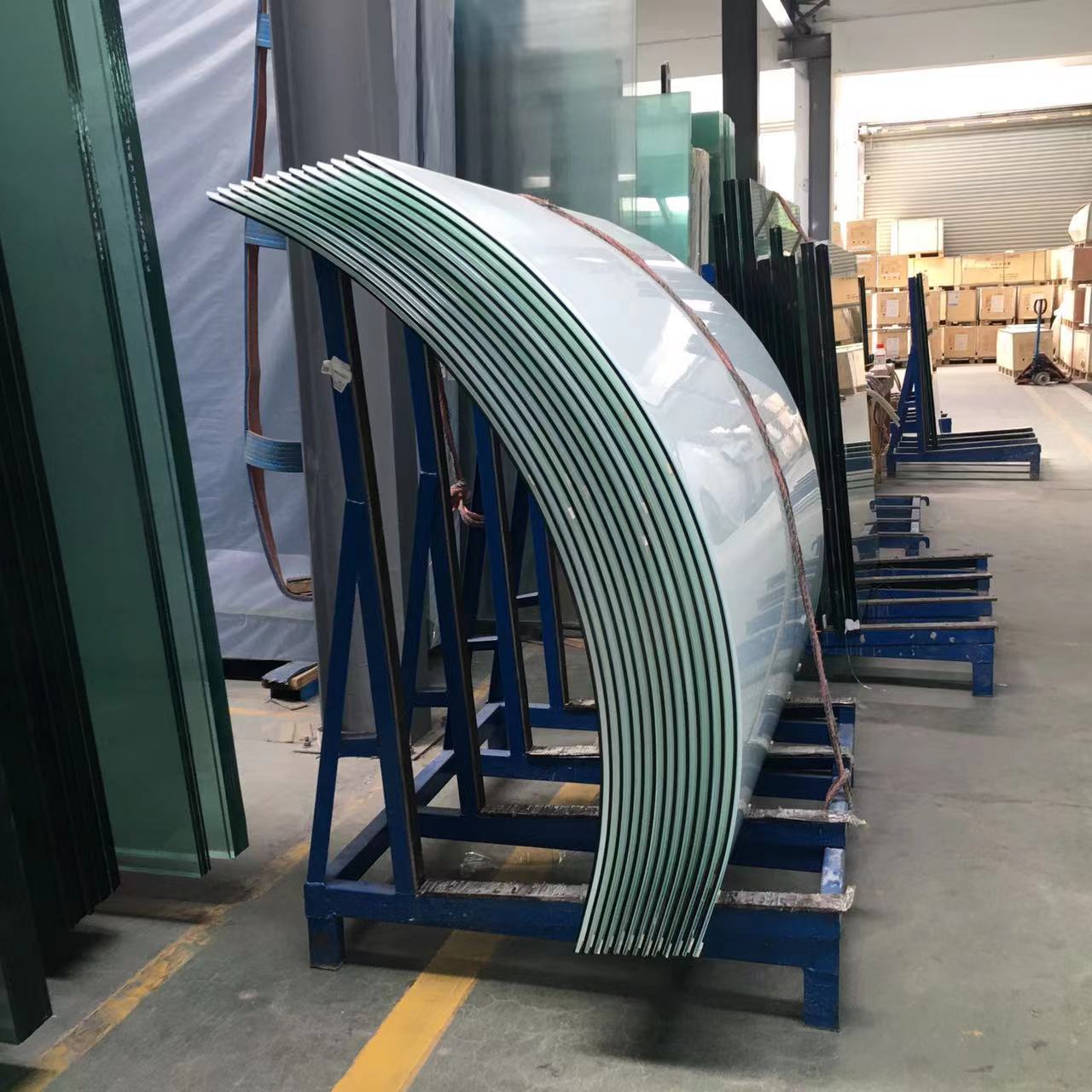 CE certified 5mm 6mm 8mm 10mm 12mm 15mm tempered curved glass suppliers with curved tempered glass good price