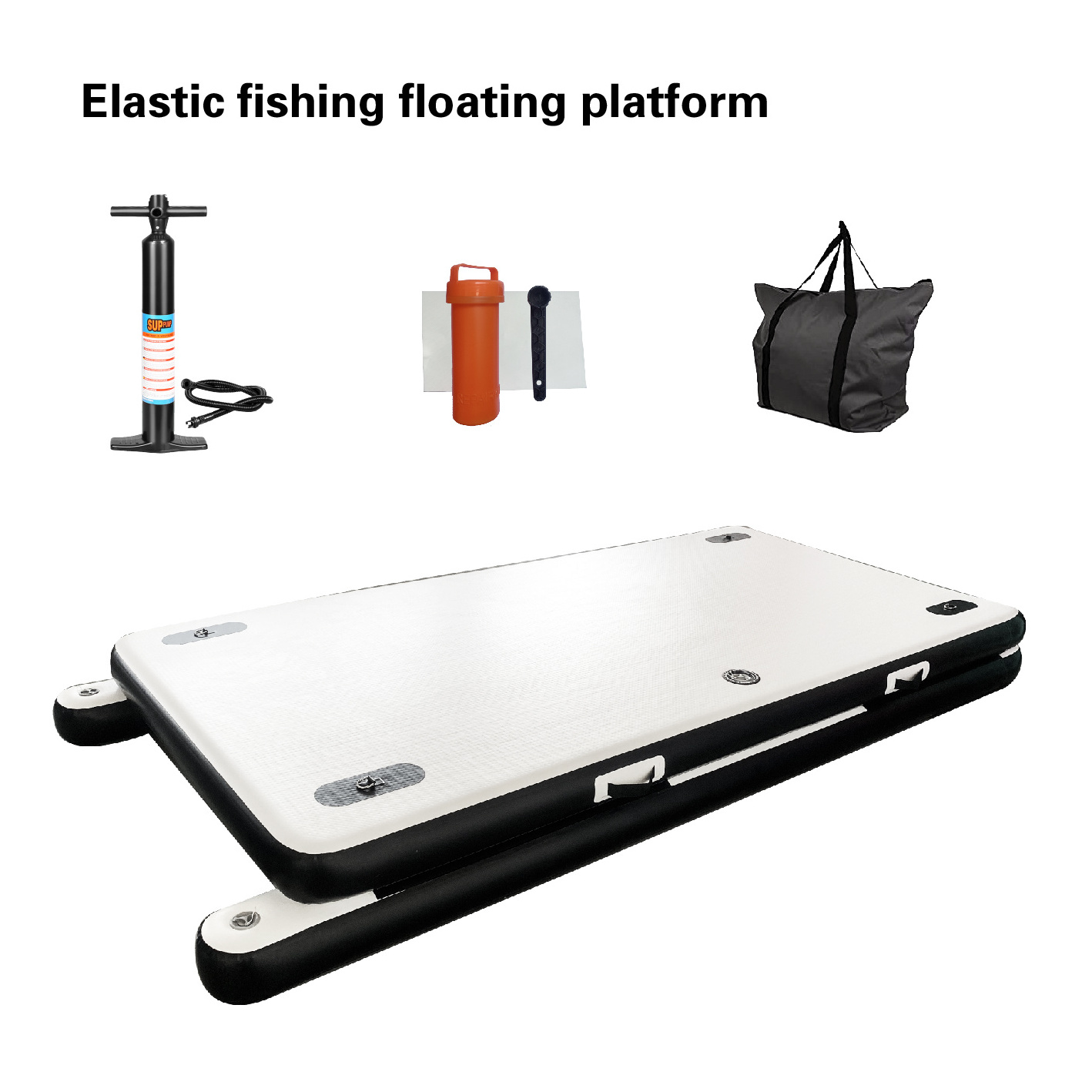 Customized Color Water Modular Float Dock Floating Platform Pontoon Pier Fishing Platform