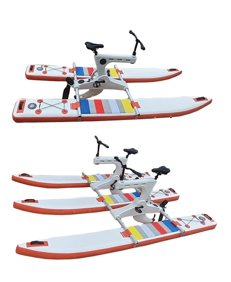 New Design  Aqua Bike  Inflatable Water River Sea Bike Pedal Boat hydro bike  Sale