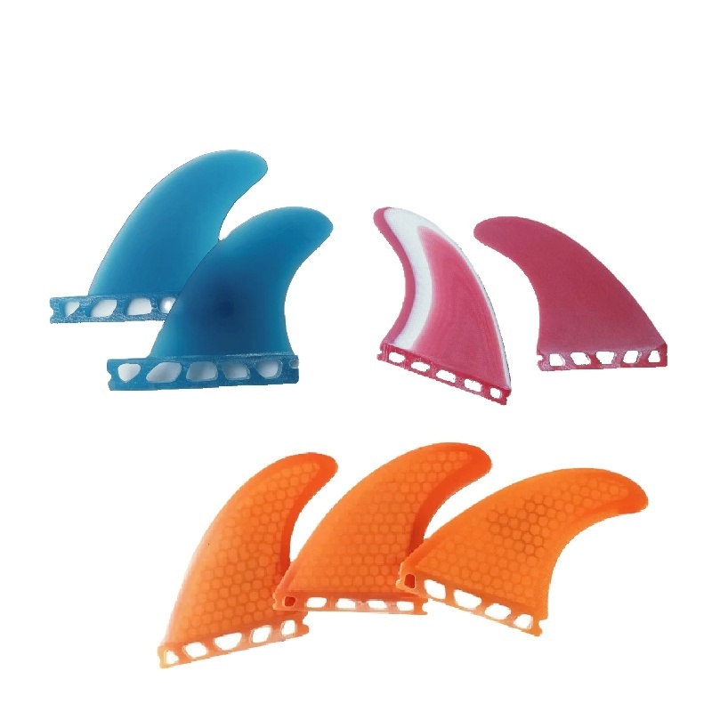 OEM Custom Surfboard Accessories Surf Board Fin FCS1 FCS2  FUTURE Fin FEATURE Carbon Fiber Bamboo Honeycomb Wooden Fin