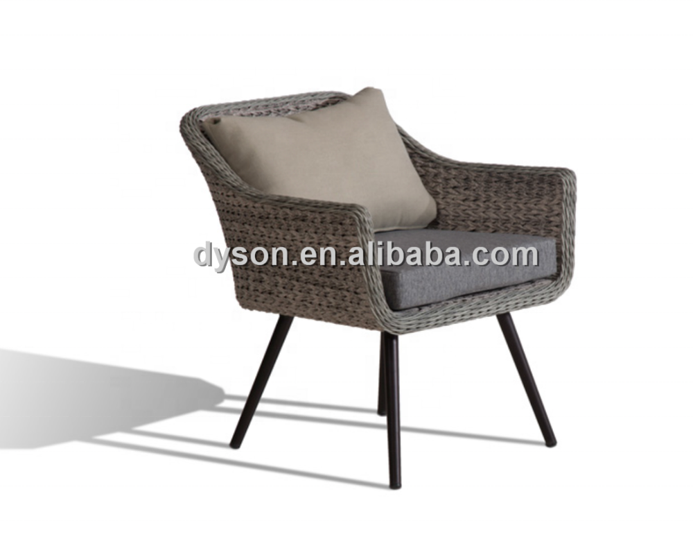 outdoor furniture synthetic rattan outdoor furniture garden furniture patio sofa aluminium frame sofa with cushion and pillow