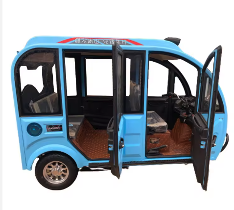 Manufacturer price electric trike Enclosed 5 doors 3 wheel delivery car with low price