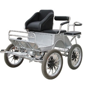 Luxury two wheel Marathon horse cart/Training Saddle Box