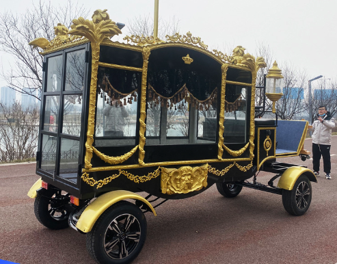 Wonderful Horse Trailer Hearse/Luxury Horse Hearse Manufacturer/High quality coffin Horse Carriage for sale