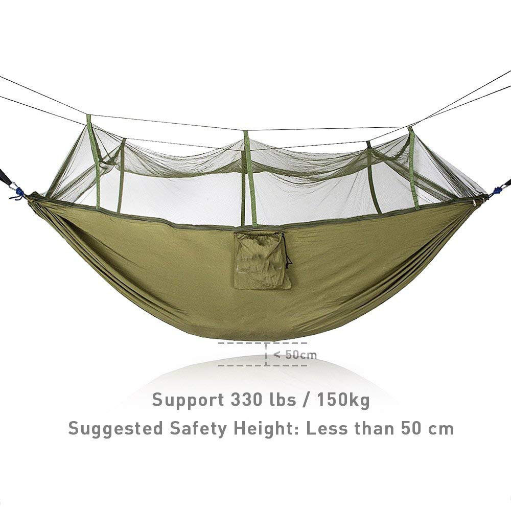 Camping Hammock Single & Double Mosquito Net Hammock