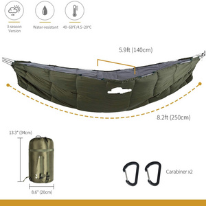 winter version double hammock under quilt  essential Hammock