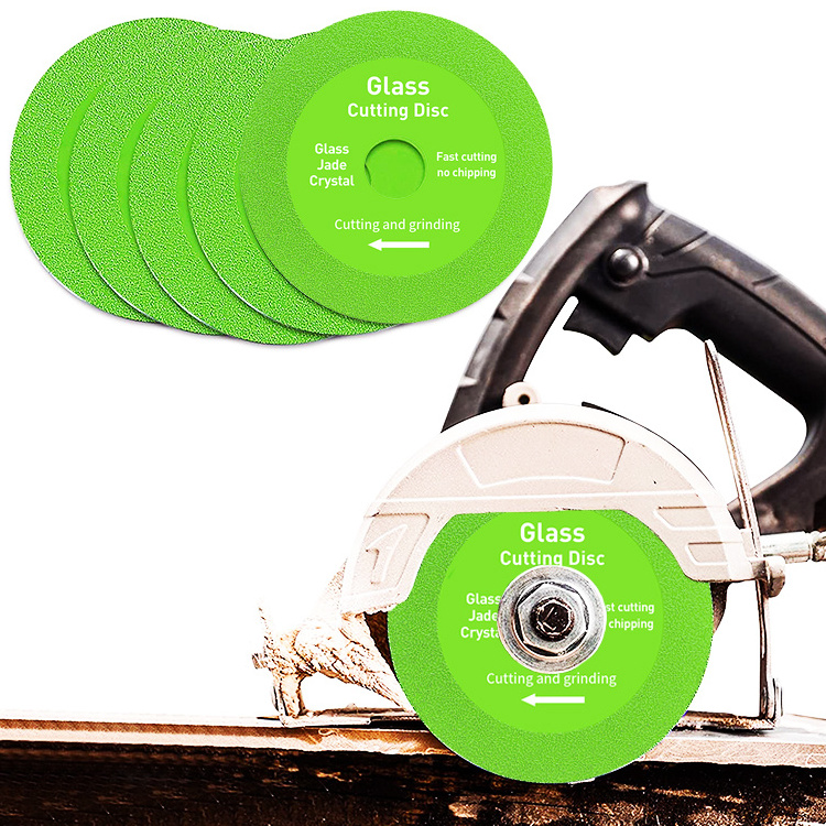 New Green Thin Saw Blade Wheel Glass Ceramic Cutting Tool 4 Inch Ultra-thin Diamond Saw Blade Wheel Glass Cutting Disc