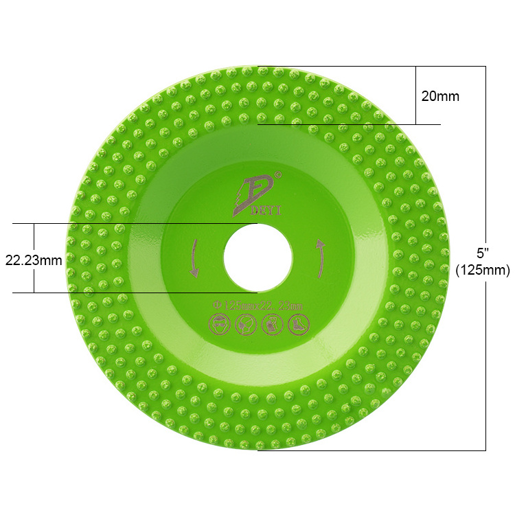 4.5-Inch 115mm Double Row Diamond Cup Grinding Wheel Abrasive Tools Disc for Stone Concrete Marble Cutting