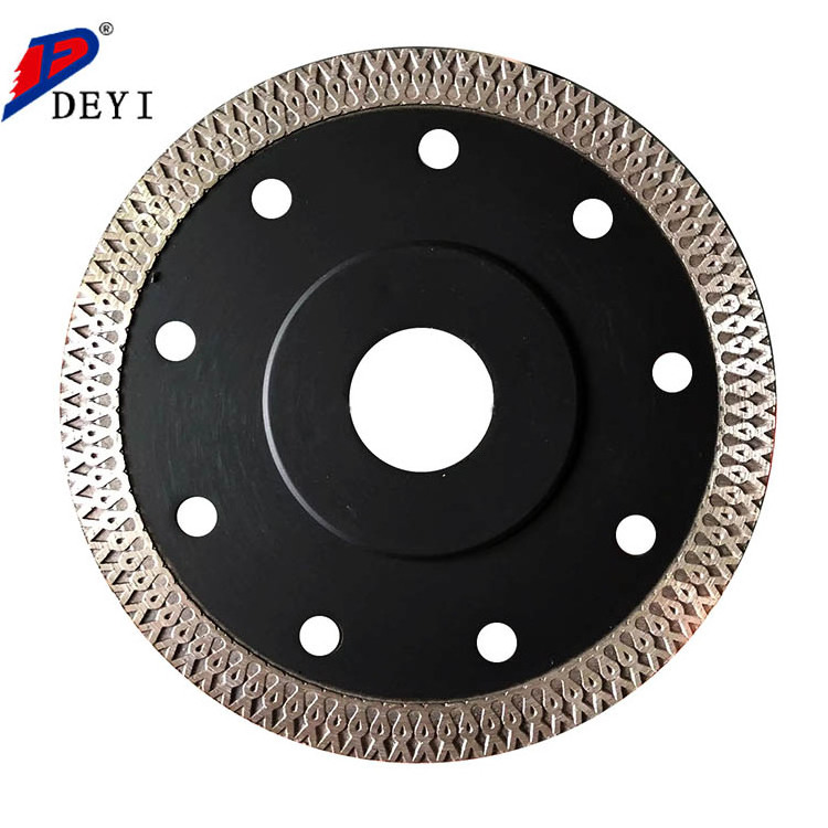 DEYI OEM 180mm Hot pressed circular saw blade diamond cutting disc turbo porcelain tile stone diamond saw blade