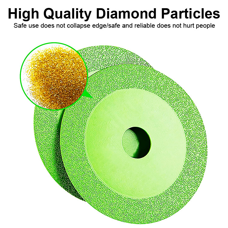 New Green Thin Saw Blade Wheel Glass Ceramic Cutting Tool 4 Inch Ultra-thin Diamond Saw Blade Wheel Glass Cutting Disc