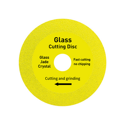 Glass Cutting Disc Thin Saw Blade Wheel Glass Ceramic Cutting for Angle Grinder 4'' Diamond Saw Blade 100mm Thin Cutting Disc