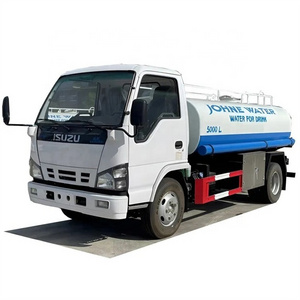 Isuzu Water Tank Truck Price  4X2 5000 Liters Water Sprinkler Tanker Truck for sale