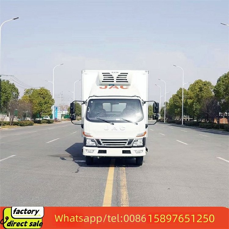 China Brand JAC refrigerated truck body price Live Fish Refrigerated Truck for Sale