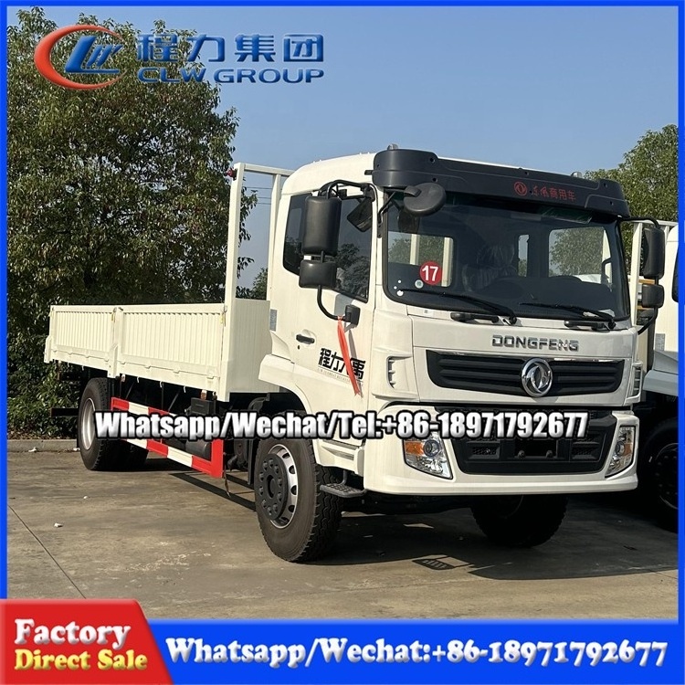 Dongfeng Lorry truck 4x2 Light Duty 15 Ton  Fence Cargo Box Trucks For Sale