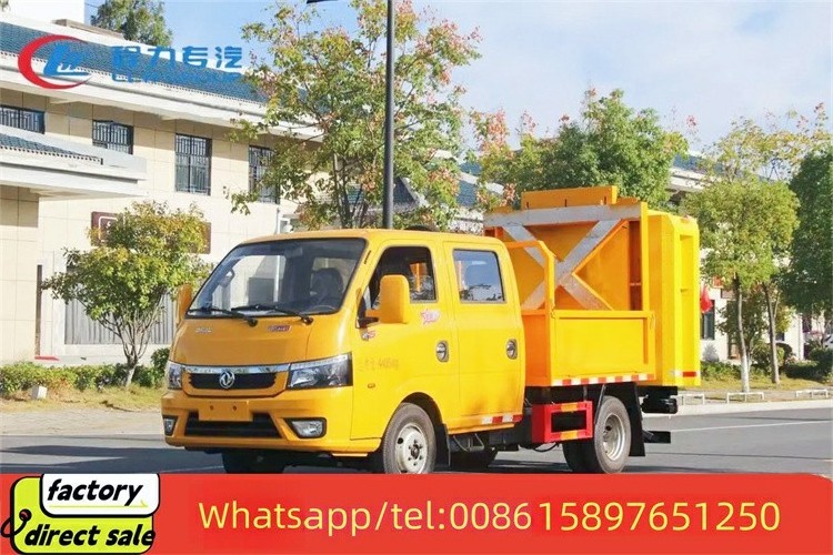 Dongfeng 4x2 rubber truck buffer Anti Collision Buffer Truck mounted attenuator traffic crash proof truck for sale