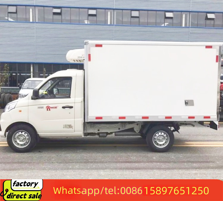 mini 2 ton freezer refrigerated truck ice Cream Delivery Truck Fresh Vegetable Transport Truck Diesel