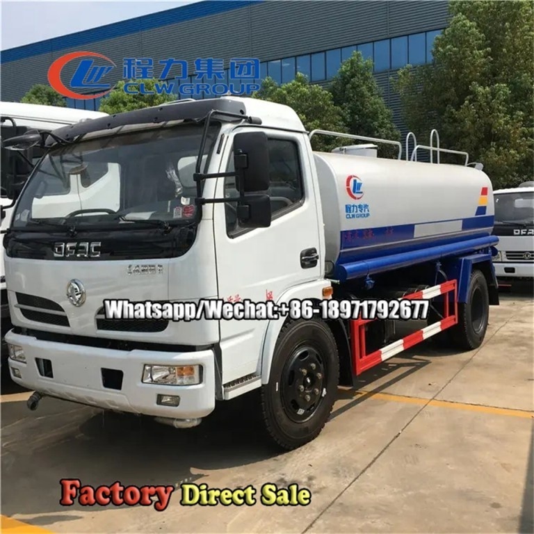 Dongfeng dfac mini water carrier trucks 4x2 Small Water Bowser tanker truck for sale