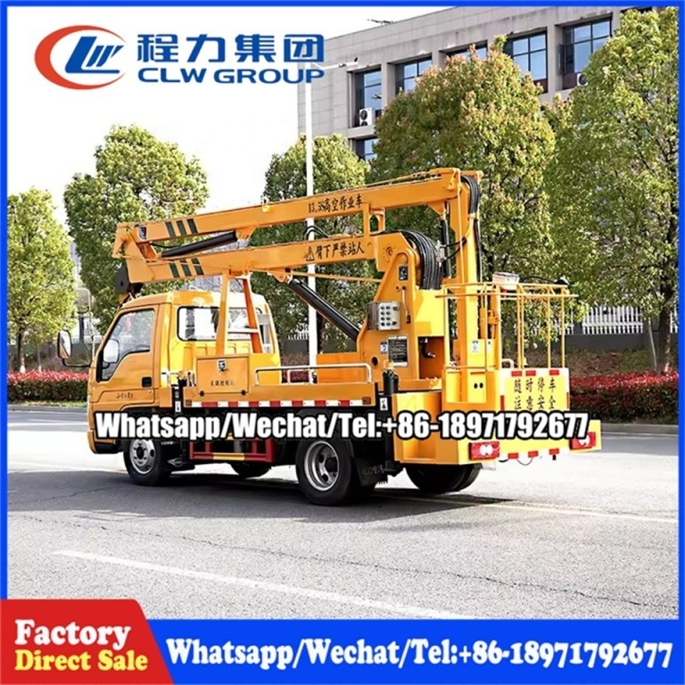 Foton Forland Sinotruk Howo 13-24 Meters Folding Arm Aerial Work Platform Arm Lift Bucket Truck