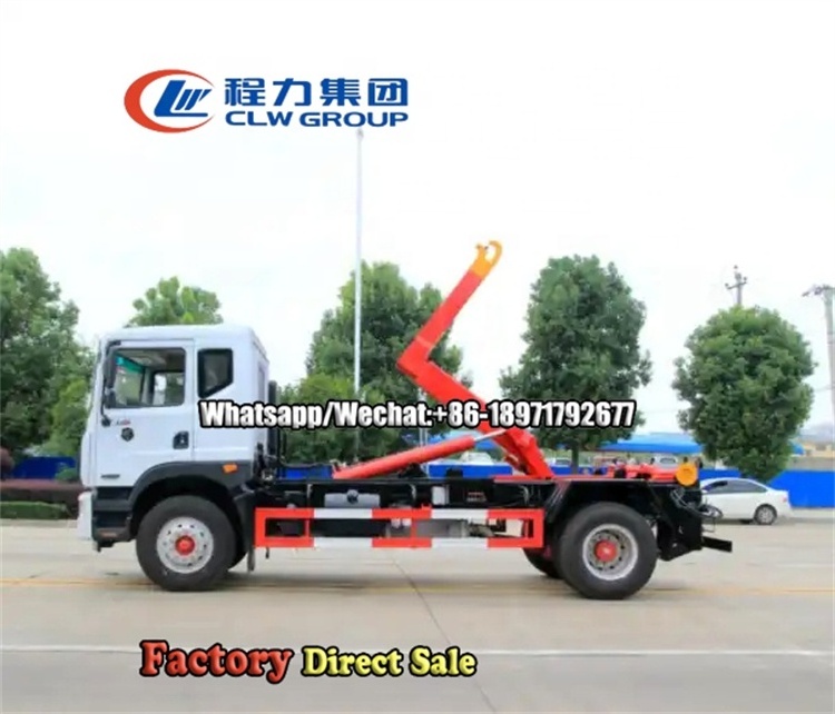 SINOTRUK HOWO 4x2 Hook Lift Garbage Truck Left/right Hand Drive Howo Garbage Truck For Sale