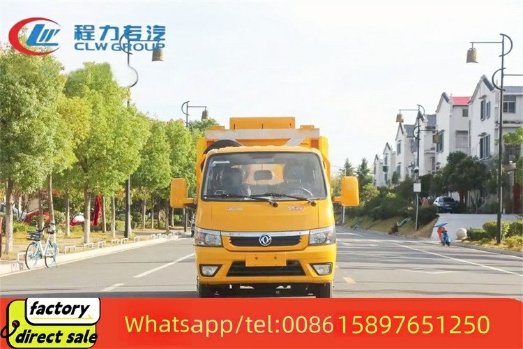 Dongfeng 4x2 rubber truck buffer Anti Collision Buffer Truck mounted attenuator traffic crash proof truck for sale