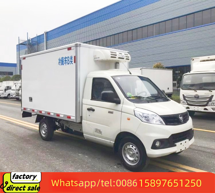 mini 2 ton freezer refrigerated truck ice Cream Delivery Truck Fresh Vegetable Transport Truck Diesel