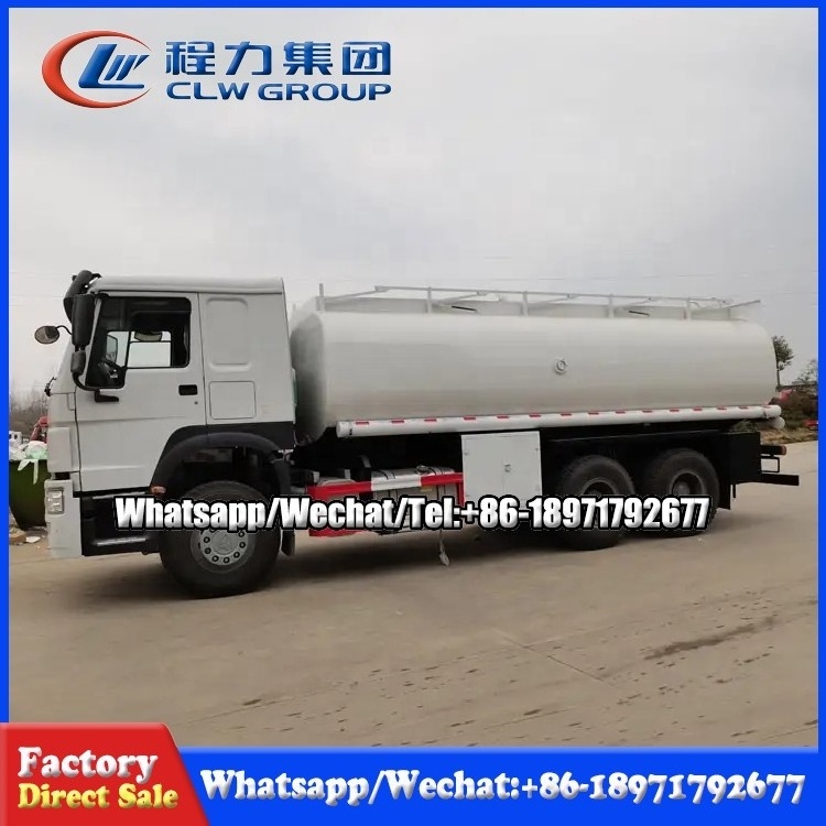 Sinotruk Howo 6x4 20000 Liters Carbon Steel Fuel tanker Oil Refuelling truck For Sale