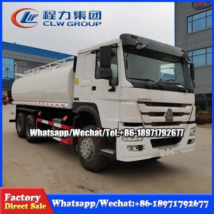 Sinotruk Howo 6x4 20000 Liters Carbon Steel Fuel tanker Oil Refuelling truck For Sale